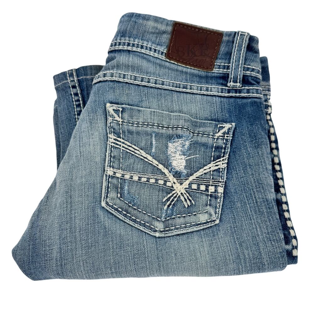 BKE Women's Boot Cut Jeans - Light Blue